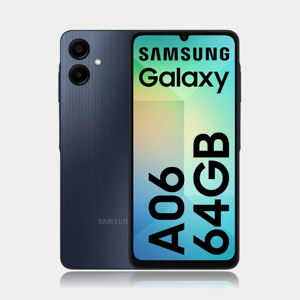 Celular Samsung Galaxy A06 4G 64GB, 4GB RAM, cámara principal 50MP + 2MP, frontal 8MP, 6.7, negro