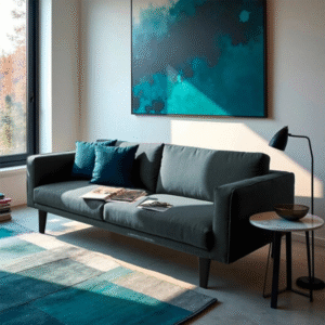 Sofá Italia 3 Cuerpos con Cojines Decorativos - Imagen 12