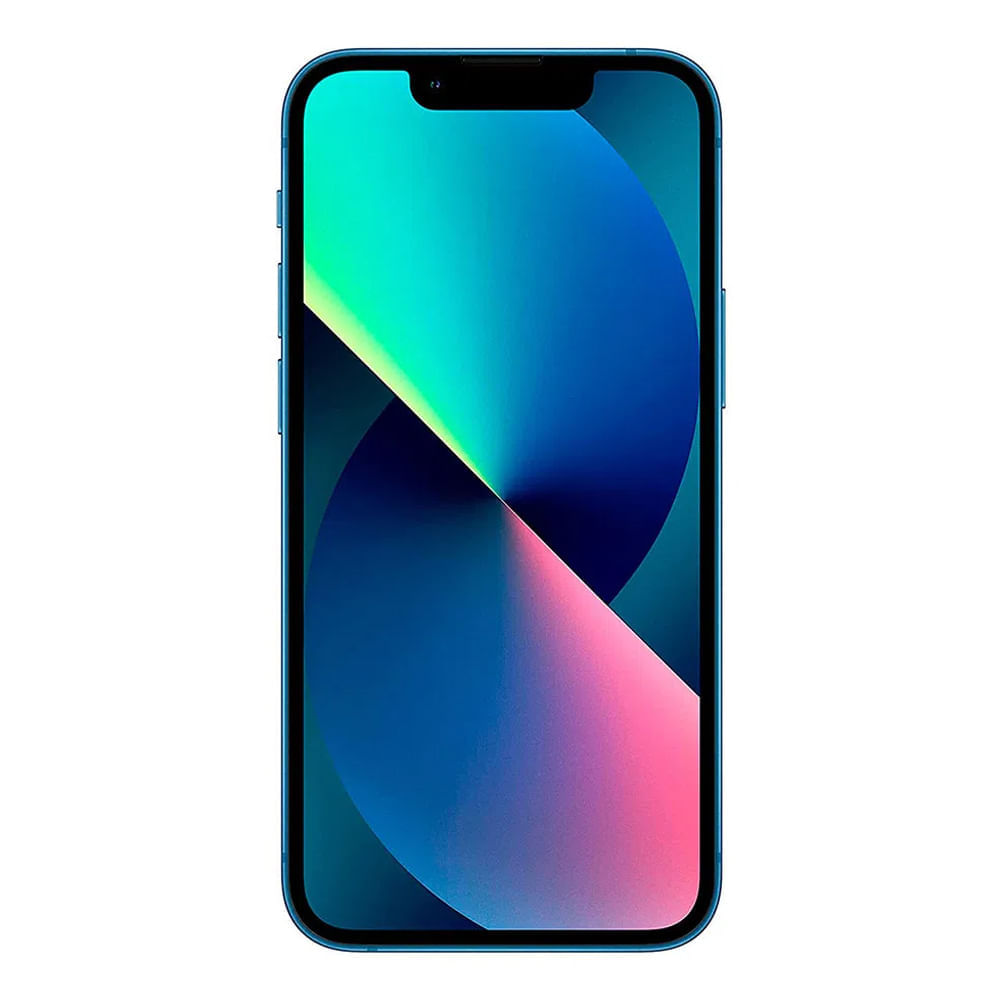 iPhone 13 5G 128GB, 4GB RAM, cámara principal 12+12MP, frontal 12MP, 6.1", azul