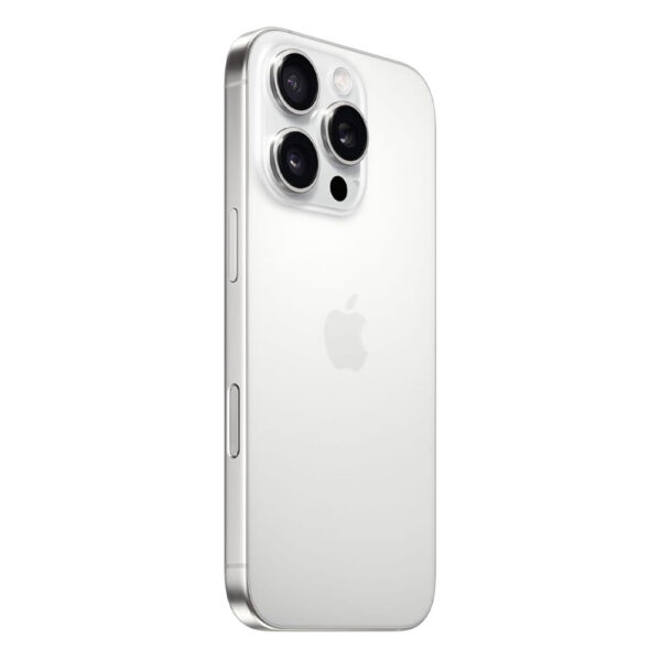 iPhone 16 Pro 5G 128GB, 8GB RAM, cámara principal 48MP + 48MP + 12MP, frontal 12MP, 6.3", White-Titanium