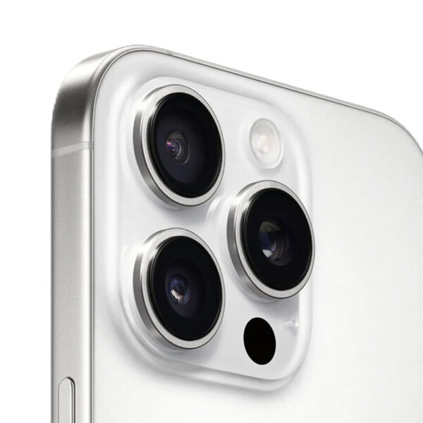 iPhone 16 Pro 5G 128GB, 8GB RAM, cámara principal 48MP + 48MP + 12MP, frontal 12MP, 6.3", White-Titanium