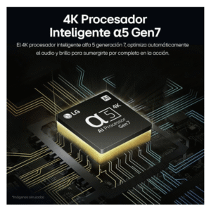 Smart TV LG 4K 50" LED, Ultra HD, sistema WebOS integrado, 50UT7300PSA 2024