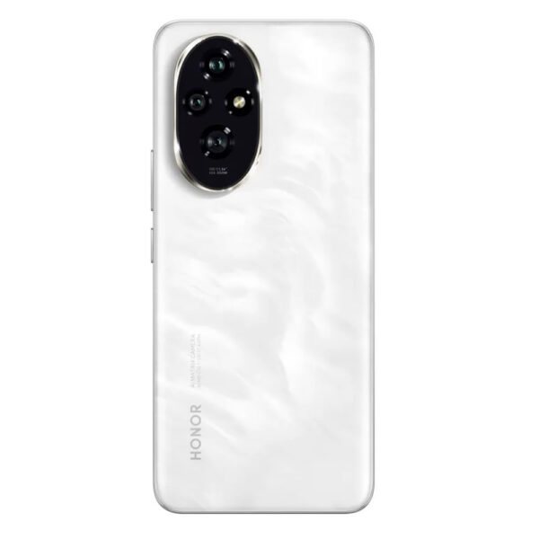Celular Honor 200 5G 256GB, 12GB RAM, cámara principal 50MP+50MP+12MP, frontal 50MP, 6.7", Dual SIM, Lunar White