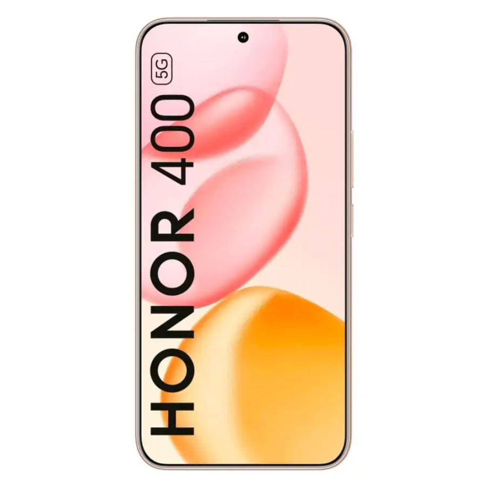 Celular Honor 400 5G 512GB, 12GB RAM, cámara principal 200MP + 12MP, frontal 50MP, 6.55", dorado