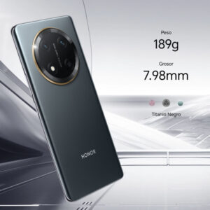 Celular Honor Magic7 Lite 5G 256GB, 8GB RAM, cámara principal 108MP + 5MP, frontal 16MP, 6.78", negro titanio