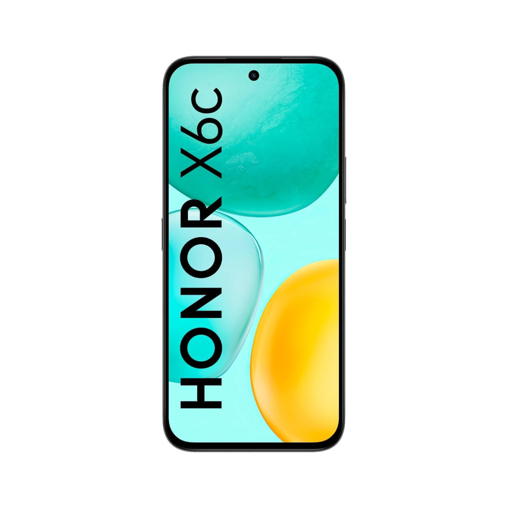 Celular Honor X6c 4G 256GB, 6GB RAM, cámara principal 50MP, frontal 5MP, 6.61", negro