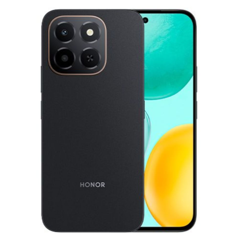 Celular Honor X6C 4G 256GB, 6GB RAM, cámara principal 50MP, frontal 5MP, 6.61", negro medianoche