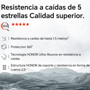 Celular Honor X6C 4G 256GB, 8GB RAM, cámara principal 50MP, frontal 5M, 6.61", negro