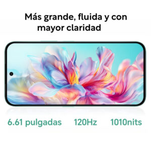 Celular Honor X6C 4G 256GB, 8GB RAM, cámara principal 50MP, frontal 5MP, 6.61", verde