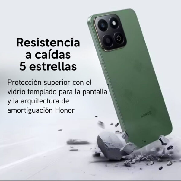 Celular Honor X7C 4G 256GB, 8GB RAM, cámara principal 50MP, frontal 5MP, 6.77″, blanco