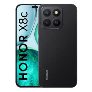 Celular Honor X8c 4G 256GB, 8GB RAM, cámara principal 108MP + 5MP, frontal 50MP, 6.7", negro