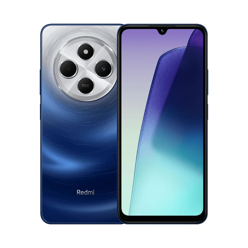 Celular Redmi 14C PJ 128GB, 4GB RAM, cámara principal 50MP, frontal 13MP, 6.88", azul estrellado