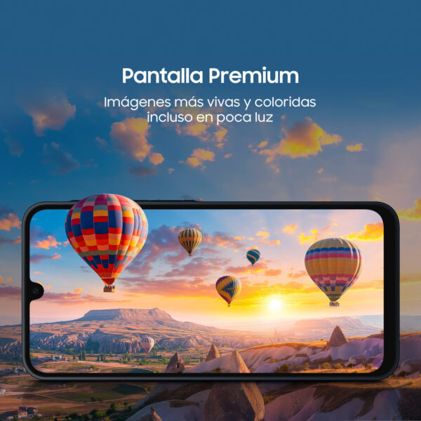 Celular Samsung Galaxy A16 4G 128GB, 4GB RAM, cámara principal 50MP + 5MP + 2MP, frontal 13MP, 6.7", negro