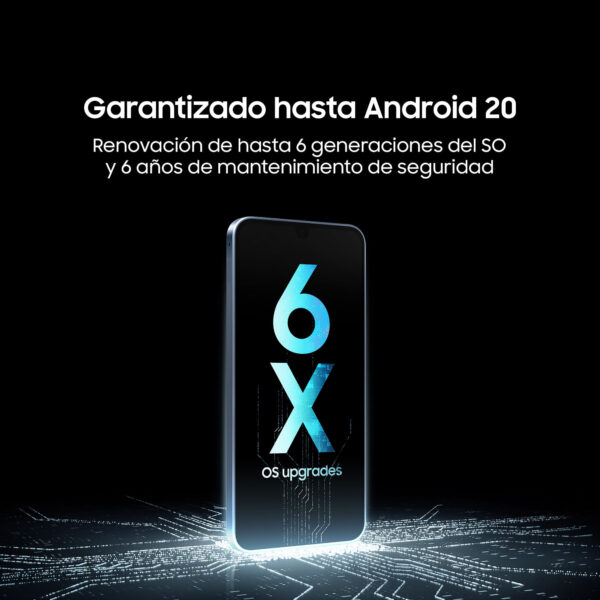 Celular Samsung Galaxy A16 4G 256GB, 8GB RAM, cámara principal 50MP + 5MP + 2MP, frontal 13MP, 6.7", negro