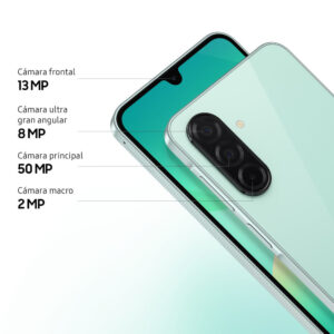 Celular Samsung Galaxy A26 5G 256GB, 8GB RAM, cámara principal 50MP, frontal 13MP, 6.7", verde