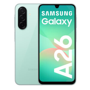 Celular Samsung Galaxy A26 5G 256GB, 8GB RAM, cámara principal 50MP, frontal 13MP, 6.7", verde