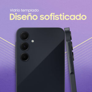 Celular Samsung Galaxy A35 5G 256GB, 8GB RAM, cámara principal 50MP + 8MP + 5MP, frontal 13MP, 6.6", negro