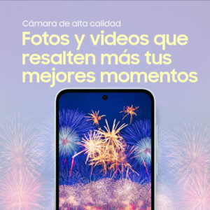 Celular Samsung Galaxy A35 5G 256GB, 8GB RAM, cámara principal 50MP + 8MP + 5MP, frontal 13MP, 6.6", negro
