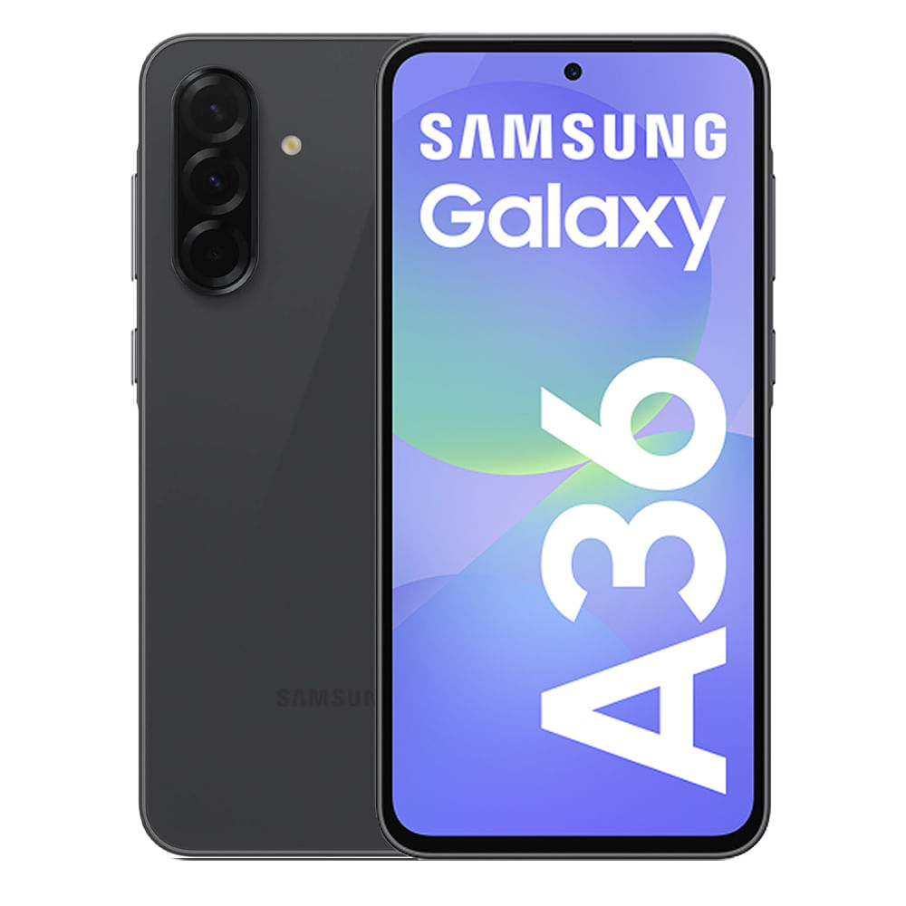 Celular Samsung Galaxy A36 5G 128GB, 6GB RAM, cámara principal 50 MP + 8 MP + 5 MP, frontal 12 MP, negro