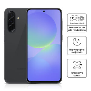 Celular Samsung Galaxy A36 5G 128GB, 6GB RAM, cámara principal 50 MP + 8 MP + 5 MP, frontal 12 MP, negro