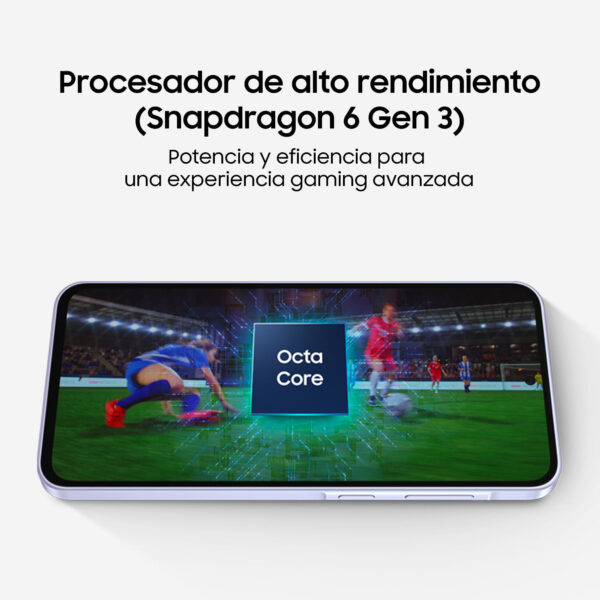 Celular Samsung Galaxy A36 5G 128GB, 6GB RAM, cámara principal 50MP + 8MP + 5MP, frontal 12MP, 6.7", lavanda