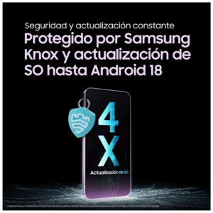 Celular Samsung Galaxy A55 5G 8GB RAM, 256GB, cámara principal 50MP+12MP+5MP, frontal 32MP, negro