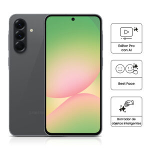 Celular Samsung Galaxy A56 5G 256GB, 12GB RAM, cámara principal 50MP+12MP+5MP, frontal 12MP, 6.7", graphite