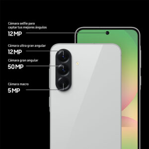 Celular Samsung Galaxy A56 5G 256GB, 12GB RAM, cámara principal 50MP+12MP+5MP, frontal 12MP, rosado