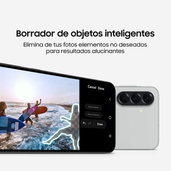Celular Samsung Galaxy A56 5G 256GB, 8GB RAM, cámara principal 50MP + 12MP + 5MP, frontal 12MP, 6.7", negro