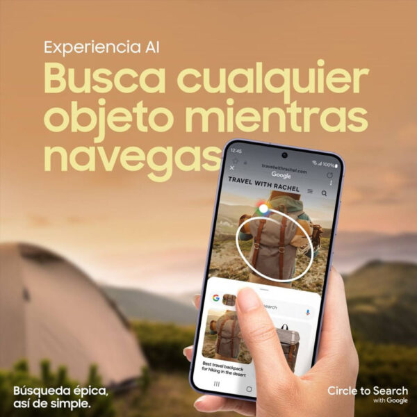 Celular Samsung Galaxy S24 Plus 5G 512GB, 12GB RAM, cámara principal 50MP + 12MP + 10MP, frontal 12MP, 6.7", negro