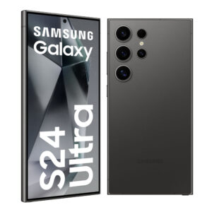 Celular Samsung Galaxy S24 Ultra 5G 256GB, 12GB RAM, cámara principal 200MP + 12MP + 50MP + 10MP, frontal 12MP, 6.8", negro