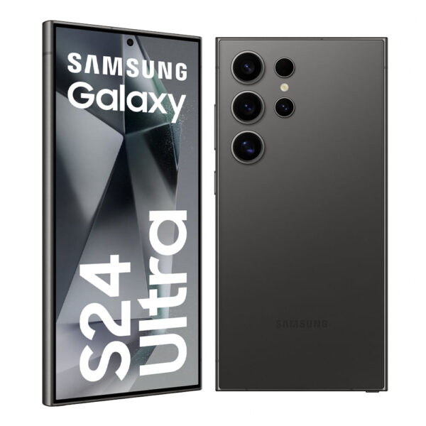 Celular Samsung Galaxy S24 Ultra 5G 256GB, 12GB RAM, cámara principal 200MP + 12MP + 50MP + 10MP, frontal 12MP, 6.8", negro