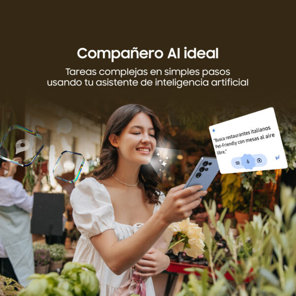 Celular Samsung Galaxy S25 5G 128GB, 12GB RAM, cámara principal 50MP + 10MP + 12MP, frontal 12MP, 6.2'', azul claro