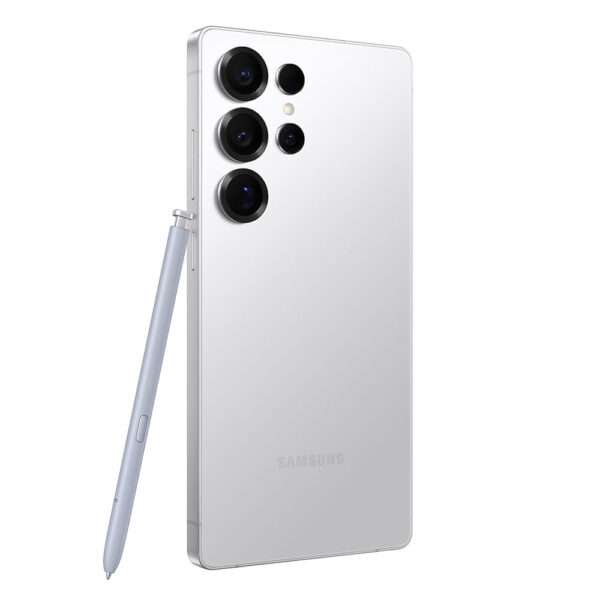 Celular Samsung Galaxy S25 Ultra 5G, 12GB RAM, 256GB, cámara principal 200MP + 10MP + 50MP + 50MP, frontal 12MP, 6.9", Titanium Whitesilver