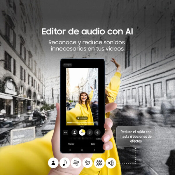 Celular Samsung Galaxy S25 Ultra 5G 256GB, 12GB RAM, cámara principal 200MP+10MP+50MP+50MP, frontal 12MP, 6.9", Titanium Black