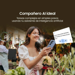 Celular Samsung Galaxy S25 Ultra 5G 512GB, 12GB RAM, cámara principal 200MP + 50MP + 50MP + 10MP, frontal 12MP, 6.9'', Titanium Black