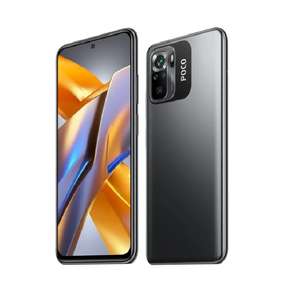 Celular Xiaomi Poco M5s 256GB, 8GB RAM, cámara principal 64MP + 8MP + 2MP + 2MP, frontal 13MP, 6.43", gris