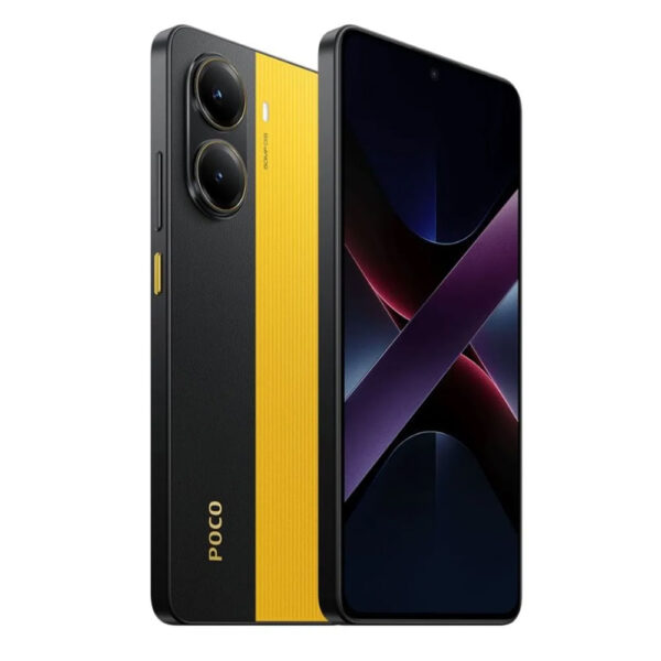 Celular Xiaomi Poco X7 Pro 5G 512GB, 12GB RAM, cámara principal 50MP+8MP, frontal 20MP, 6.67", amarillo
