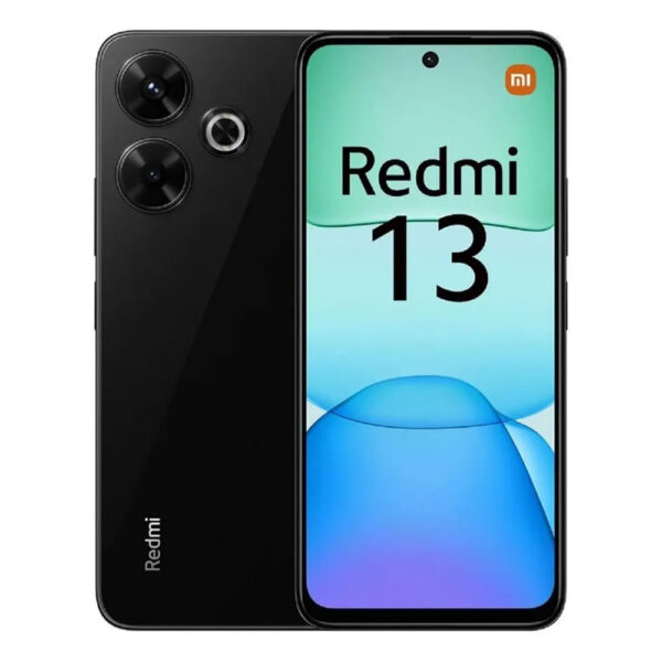 Celular Xiaomi Redmi 13 256GB, 8GB RAM, cámara principal 108MP + 2MP, frontal 13MP, 6.79", negro