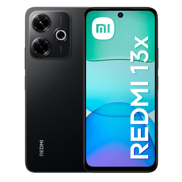 Celular Xiaomi Redmi 13X 4G 256GB, 8GB RAM, cámara principal 108MP + 2MP, frontal 13MP, 6.79'', negro