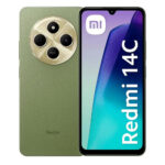 Celular Xiaomi Redmi 14C 4G 128GB, 4GB RAM, cámara principal 50MP+50MP+2MP, frontal 13MP, 6.88", verde