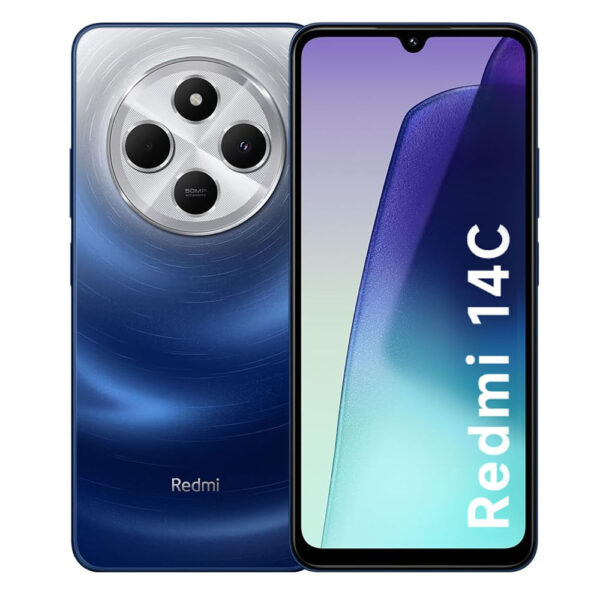 Celular Xiaomi Redmi 14C 4G, 8GB RAM, 256GB, cámara principal 50MP+50MP+2MP, frontal 13MP, 6.88", azul