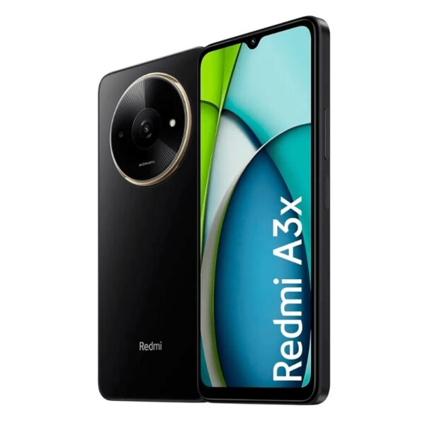 Celular Xiaomi Redmi A3X 4G 128GB, 4GB RAM, cámara principal 8MP, frontal 5MP, 6.71", negro