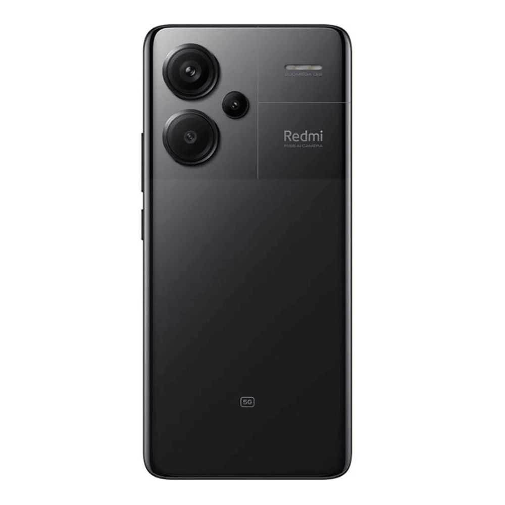 Celular Xiaomi Redmi Note 13 Pro Plus 5G 256GB, 8GB RAM, cámara principal 200MP + 8MP + 2MP, frontal 16MP, 6.67", negro