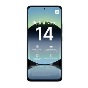 Celular Xiaomi Redmi Note 14 4G 128GB, 6GB RAM, cámara principal 108MP+2MP +2MP, frontal 20MP, 6.67", azul