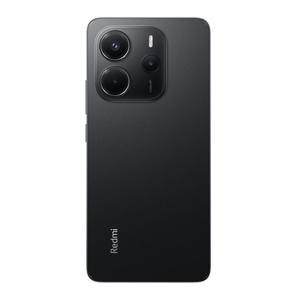 Celular Xiaomi Redmi Note 14 4G 128GB, 6GB RAM, cámara principal 108MP+2MP+2MP, frontal 20MP, 6.67", negro