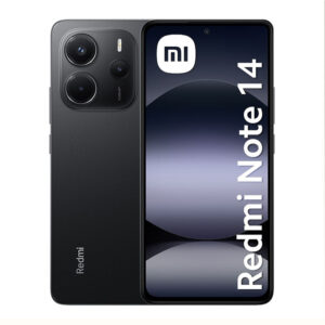 Celular Xiaomi Redmi Note 14 4G 256GB, 8GB RAM, cámara principal 108MP + 2MP + 2MP, frontal 20MP, 6.67'', negro