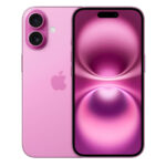 iPhone 16 c/CHIP 5G 128GB, 8GB RAM, cámara principal 48MP + 12MP, frontal 12MP, 6.1", rosado
